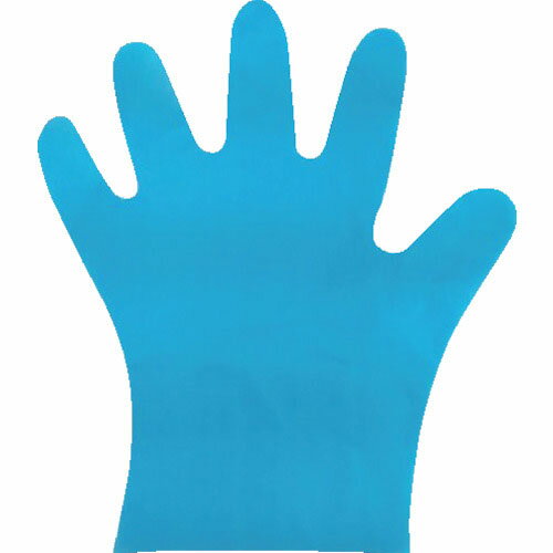 Asahi バイオマス ポリエチレン手袋 フレッシュエンボス箱入 青M(200枚入) ( 11341 ) (株)旭創業