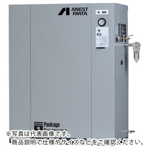 アネスト岩田 レシプロコンプレッサー(給油式) パッケージコンプレッサ D付 2.2KW 50Hz 吐出圧力0.7~0.85MPa ( CLP22EF-8.5DM5 ) アネスト岩田(株)