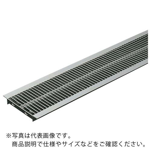奥岡 ( 奥岡製作所 ) ステンレス製 U字溝用 グレーチング 溝幅240用 P12.5 プレーン エコノミー ( OSU3 15-24F(P12.5) ) (株)奥岡製作所 【メーカー取寄】(4.0)