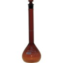 SIBATA メスフラスコ カスタムA 茶褐色 100mL ( 026100-100 ) 柴田科学(株)
