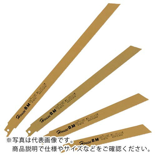 特長：折れにくく欠けにくいので、取り替えの手間が省けます。刃先はコバルトハイス鋼、背部は特殊ばね鋼のバイメタル機構です。用途：パイプ類、鋼材などの切断に。仕様：山数：14全長(mm)：200有効刃長(mm)：180厚さ(mm)：0.9切断能力(mm)ステンレス管：115切断能力(mm)ステンレス鋼　：2.5切断能力(mm)鋼材：3.0〜8切断能力(mm)鉄工管材：115以下切断能力(mm)鉄工鋼材：3.0〜8適合機種メーカー：マキタ、ハイコーキ（旧日立）、リョービ、BOSCH使用電動機：セーバーソー・レシプロソー材質／仕上：バイメタルハイス刃先:粉末ハイス注意：切断初動は低速でゆっくり被削材に食い込ませてください。ブレードの根元に近い部分で切断してください。　●代表画像について 商品によっては、代表画像を使用している場合がございます。 商品のカラー、サイズなどが異なる商品をイメージ画像として 使用させて頂いている場合がございます。 必ず、商品の品番と仕様をご確認のうえ、ご注文お願いいたいます。 　●北海道・沖縄・離島・一部地域の送料について 別途追加で送料がかかる場合がございます。 送料がかかる場合は、メールにて送料をご連絡させて頂き、 お客様にご了承頂いてからの手配となります。 　●お買上げ明細書の廃止について 当店では、個人情報保護と環境保護の観点から同封を廃止しております。 お買上げ明細書が必要な場合は、備考欄に「お買上げ明細必要」と 記載お願いいたします。 当店からの出荷の場合は、同封にて発送させて頂きます。 （※メーカー直送の場合は、PDFデータをメールさせて頂きます。） 　注意事項 ※商品名に【2個セット】等、数量の明記がない場合は1個での販売となります。
