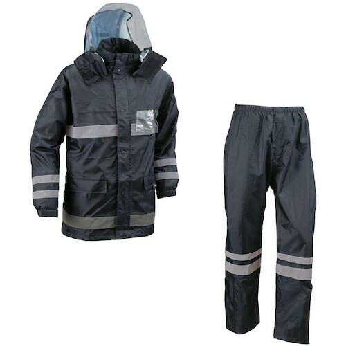 船橋 安全レイン ネイビー LLサイズ ( FS-6000 