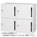 ダイシン パーソナルロッカー4人用 ホワイト色 プッシュ錠タイプ 縦投入孔 L945-07LLP-W ( L94507LLPW ) ダイシン工業（株）