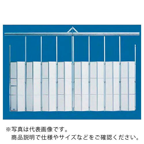 ゲート工業 基礎不要パネルゲート 高さ4.5mX間口8.1m 全面パネル ( EG-3P-81 ) 【メーカー取寄】
