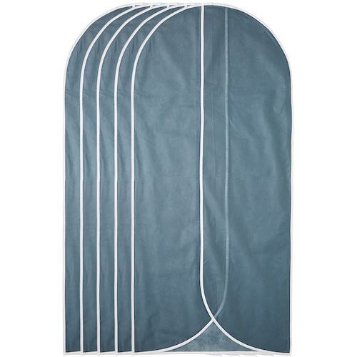 アイメディア 衣類のホコリよけカバーL5枚組 グレー ( 1009529 ) 【メーカー取寄】