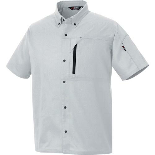 アイトス ニュームービンカット 春夏半袖シャツ シルバーグレー L ( AZ3337-003-L ) アイトス(株) 【メーカー取寄】
