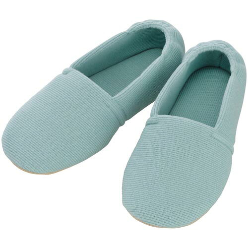 あゆみ ( 徳武産業 ) 内履き エスパド グリーン S(20.5~21.5CM) ( 20040510021 ) 徳武産業(株) 【メーカー取寄】