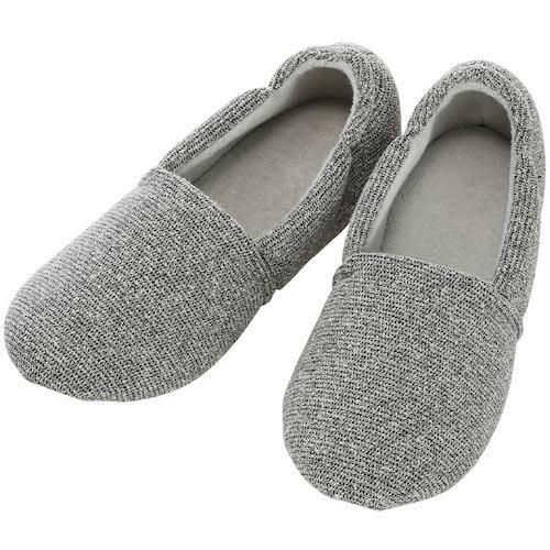 あゆみ 内履き エスパドマカロン 黒 L(23.5~24.5CM) ( 20640010041 ) 徳武産業(株) 【メーカー取寄】