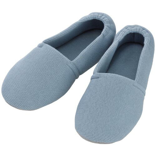 あゆみ ( 徳武産業 ) 内履き エスパド ブルー L(23.5~24.5CM) ( 20040460041 ) 徳武産業(株) 【メーカー取寄】