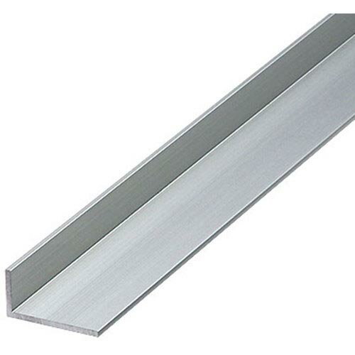 sign　city　アルミ不等辺アングル　アルマイト付　t5X50X75X4m　シルバー　 ( 6300032230 ) （株）トレード 【メーカー取寄】