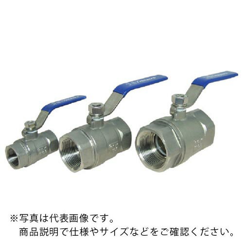 【SALE価格】IWA ( 岩崎製作所 ) ステンレス製 フルボア型ボールバルブ ( 48BV065SU ) (株)岩崎製作所