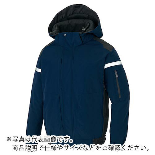アイトス フルハーネス対応防寒ブルゾンネイビーSS ( AZ8976-008-SS ) アイトス(株) 【メーカー取寄】(4)