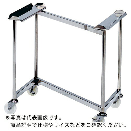 乐天商城 - テックサス ニューZ型キャリー(スチール75φナイロン車2J2JS) 585×380×750 ( NZ-10E-750H ) (株)テックサス 【メーカー取寄】