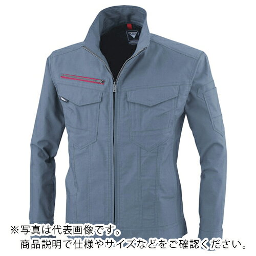 Long-Sleeved - XEBEC ( ジーベック ) 長袖ブルゾン 杢ブルー ( 1740-116-5L ) (株)ジーベック 【メーカー取寄】