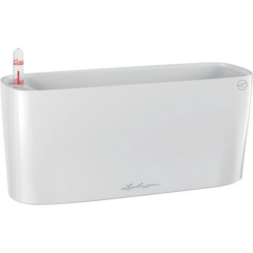 Lechuza 底面給水プランター デルタ10 土容量2L ホワイト ( 15460 ) geobra社