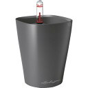 Lechuza 底面給水プランター ミニデルティーニ 土容量0.4L チャコール ( 14949 ) geobra社