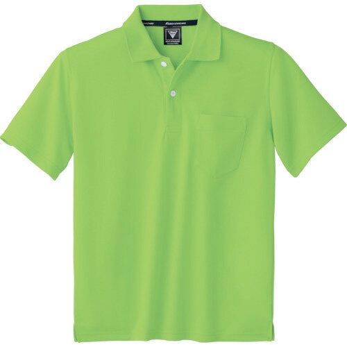 XEBEC 半袖ポロシャツ イエローグリーン ( 6030-84-LL ) (株)ジーベック 【メーカー取寄】