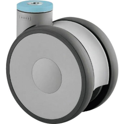 テンテキャスター 高性能旋回双輪キャスター“LINEA”(ポリウレタン車・ステンレス金具) φ150 自在式 ( 5940UAC150P30-13 ) テンテキャスター(株) 【メーカー取寄】(4)