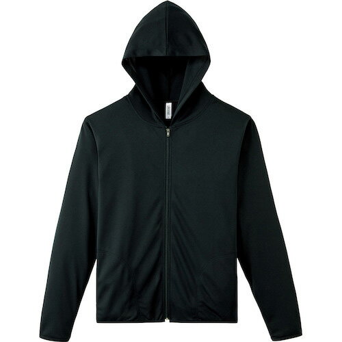 glimmer ドライジップパーカーー00338-AMZ-ブラック-L ( 00338-AMZ-BLK-L ) トムス(株)