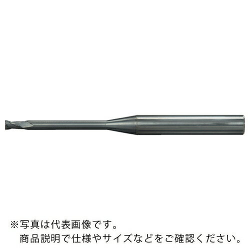 TRUSCO　エンドミル　超硬ロングネックスクエアエンドミル2枚刃Φ0．4X12　 AC40-TLNE2004-12 ( AC40TLNE200412 ) トラスコ中山（株）