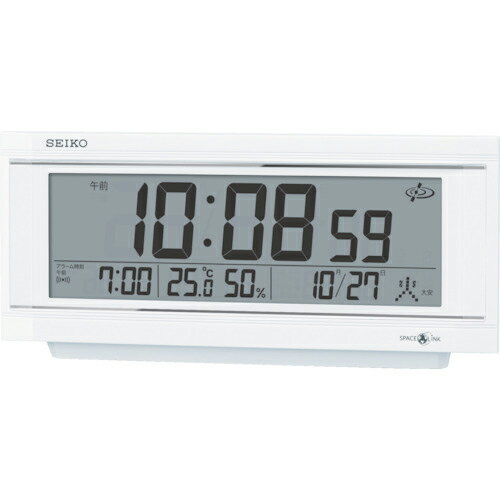 SEIKO　スペースリンク置時計 ( GP501W ) セイコータイムクリエーション（株）