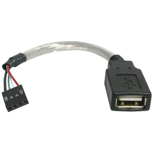 StarTech USBケーブル/マザーボード用/4ピン IDC -A/15cm/メス・メス ( USBMBADAPT )