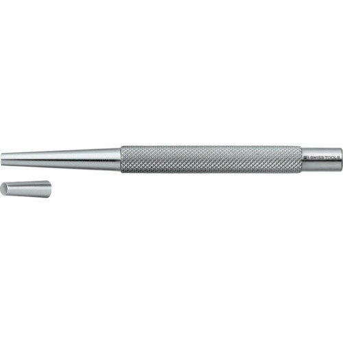 PBスイスツールズ テーパーピンポンチ 丸胴 全長100×幅6mm ( 720-1 ) PBスイスツールズ社