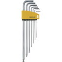 WISE 硬質ボールポイント六角棒レンチ ロング 7本組 ( WLB330N-7S ) フジ矢(株)(ワイズ)
