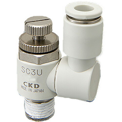 CKD スピードコントローラユニバーサルタイプ ワンタッチ継手付 ( SC3U-6-4 ) CKD(株)