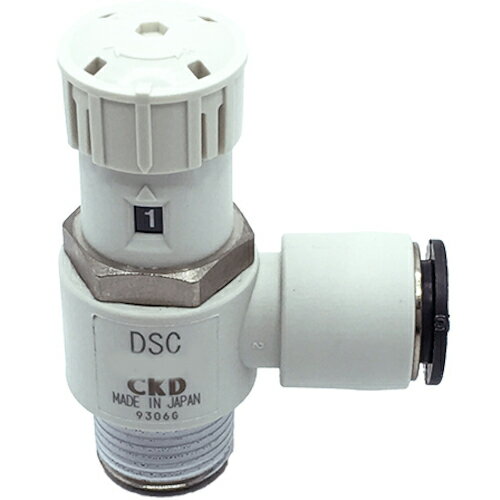 CKD ダイヤル付スピードコントローラ ( DSC-10-8-I ) CKD(株)