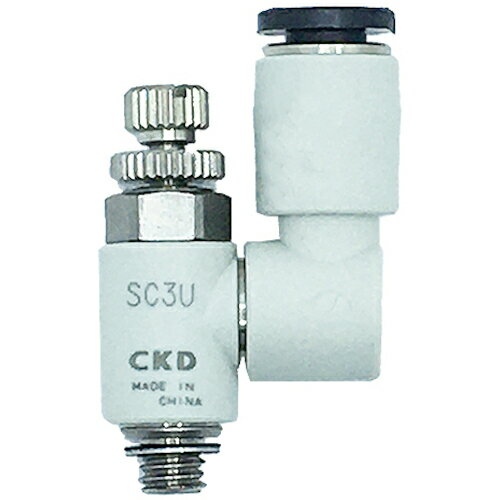CKD スピードコントローラユニバーサルタイプ ワンタッチ継手付 ( SC3U-M3-4-I ) CKD(株)