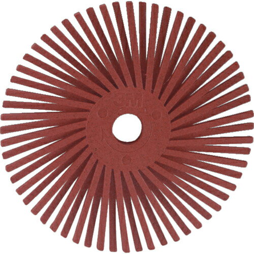 3M ラジアル・ブリッスルディスク #220相当 赤茶 19.1mm ( BR DISC 220 3/4 ) 【48個セット】 スリーエム ジャパン(株)研磨材製品事業部