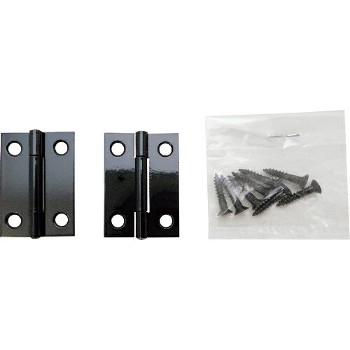 WAKI ( 和気産業 ) 薄口カラー丁番 VE‐032 32mm 黒 ( VE-032 ) 【メーカー取寄】