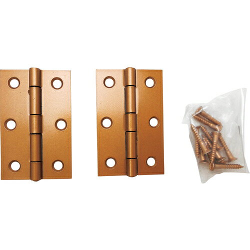 WAKI ( 和気産業 ) 厚口カラー丁番 VE‐013 64mm ゴールド ( VE-013 ) 【メーカー取寄】