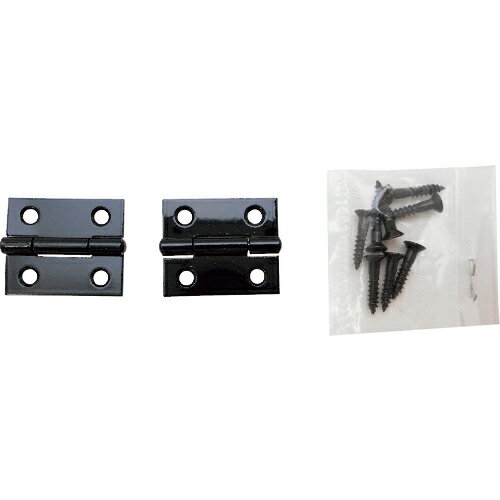 WAKI ( 和気産業 ) 薄口カラー丁番 VE‐031 25mm 黒 ( VE-031 ) 【メーカー取寄】