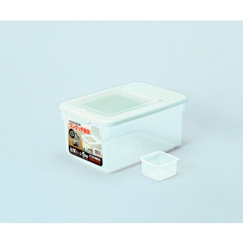 SANKO pla 0 米びつ お米ケース 5キロタイプ W ホワイト 226×324×152 ( 50960 ) 【28個セット】 (株)サ..