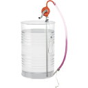 アクアシステム ガソリン専用手廻しドラムポンプ (アース付) ( HR-25G ) アクアシステム(株)
