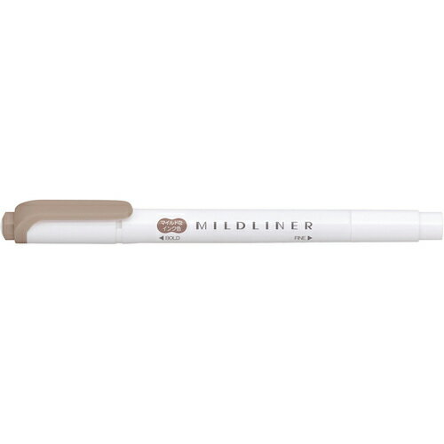 ゼブラ 蛍光ペン マイルドライナー マイルドブラウン ( WKT7-ME ) ゼブラ(株)