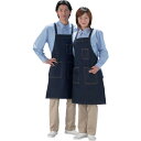 カジメイク 1910 デニム胸付前掛(タスキ) 紺 フリー ( 1910-55-F ) (株)カジメイク