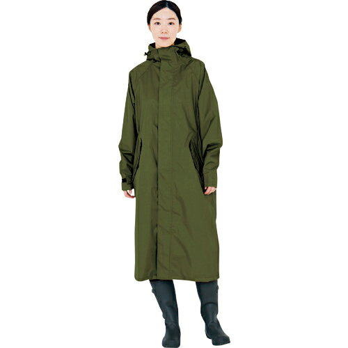 カジメイク 7440 サイクルモードレインコート オリーブ M ( 7440-58-M ) (株)カジメイク