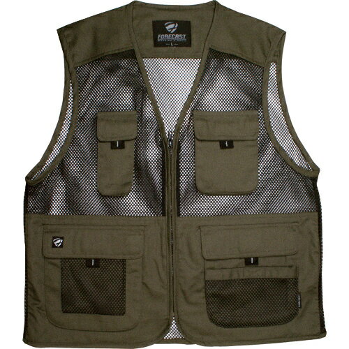 【SALE価格】カジメイク メッシュベスト ダークグリーン M ( 6628-57-M ) (株)カジメイク