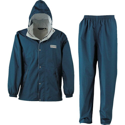 【SALE価格】カジメイク エントラントレインスーツ2 ネイビー 4L ( 7250-55-4L ) (株)カジメイク