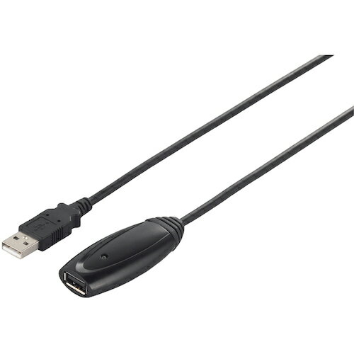 BUFFALO USB2.0リピーターケーブル(A to A) 5m ブラック ( BSUAAR250BK ) (株)バッファロー