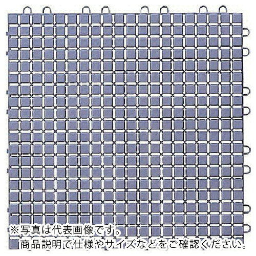 特長：ソフトで水切りがよく、素足でもべたつきません。ブロック形状で、カットしやすくサイズの調節が簡単です。用途：シャワールーム、プルサイド用スノコに。仕様：色：青サイズ長辺(mm)：300サイズ短辺(mm)：300厚さ(mm)：14.5タイプ：本駒耐荷重(kg/平方センチメートル)：約2.8防炎許可番号(EO.010184)材質／仕上：EVA　●代表画像について 商品によっては、代表画像を使用している場合がございます。 商品のカラー、サイズなどが異なる商品をイメージ画像として 使用させて頂いている場合がございます。 必ず、商品の品番と仕様をご確認のうえ、ご注文お願いいたいます。 　●北海道・沖縄・離島・一部地域の送料について 別途追加で送料がかかる場合がございます。 送料がかかる場合は、メールにて送料をご連絡させて頂き、 お客様にご了承頂いてからの手配となります。 　●お買上げ明細書の廃止について 当店では、個人情報保護と環境保護の観点から同封を廃止しております。 お買上げ明細書が必要な場合は、備考欄に「お買上げ明細必要」と 記載お願いいたします。 当店からの出荷の場合は、同封にて発送させて頂きます。 （※メーカー直送の場合は、PDFデータをメールさせて頂きます。） 　注意事項 ※商品名に【2個セット】等、数量の明記がない場合は1個での販売となります。