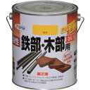 アサヒペン 油性鉄部・木部用EX 1.6L 黄色 ( 580412 ) 【6缶セット】 (株)アサヒペン 【メーカー取寄】