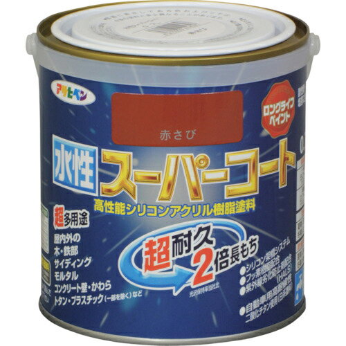 アサヒペン 水性スーパーコート 0.7L 赤さび ( 414397 ) 【6個セット】 (株)アサヒペン 【メーカー取寄】