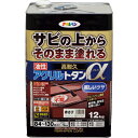 アサヒペン 油性高耐久アクリルトタン用α 12KG 赤さび ( 539410 ) (株)アサヒペン 【メーカー取寄】