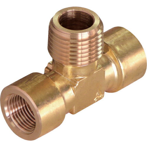 ASOH　異径二方チーズ　PT1／4内×PT1／4内×PT3／8外 TK-1223R ( TK1223R ) アソー（株）