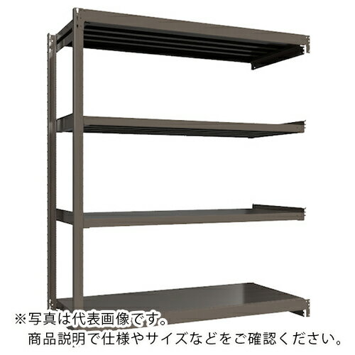 ICHIMAI 重量ボルトレスラック 段荷重1000Kg H2100×W1800×D750 天地4段 連結グレー ( TH1000-767R4 ) HIKARI製作所(株) 【メーカー取寄】