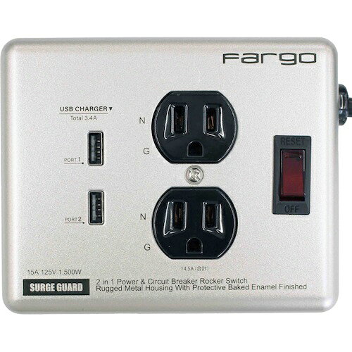 Fargo ( �ե����� ) �������륿�å� AC2�ĸ� 3.4A USB 2�ݡ��� ����С� ( PT410SV ) ��20�ĥ��åȡ� �ڥ᡼��������